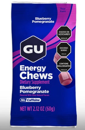 GU GOMAS ENERGY CHEWS BLUEBERRY POMEGRANATE