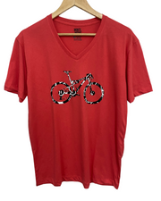 CAMISETA CUELLO V CABALLERO