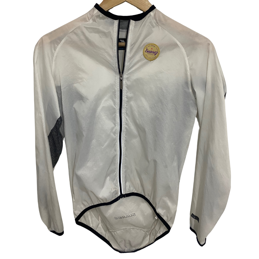 CHAQUETA IMPERMEABLE BLANCA MUJER S