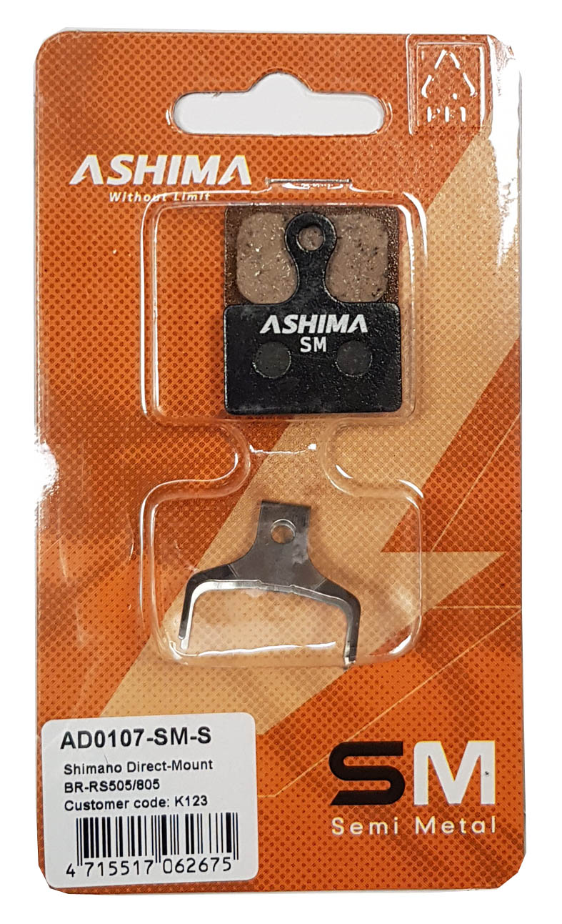 PASTAS FRENO DE DISCO SEMIMET ASHIMA